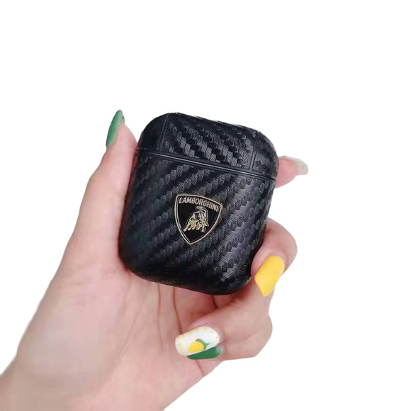 Case Cover For Airpods Fits only 1st and 2nd Gen Carbon Design - Picture 2 of 3